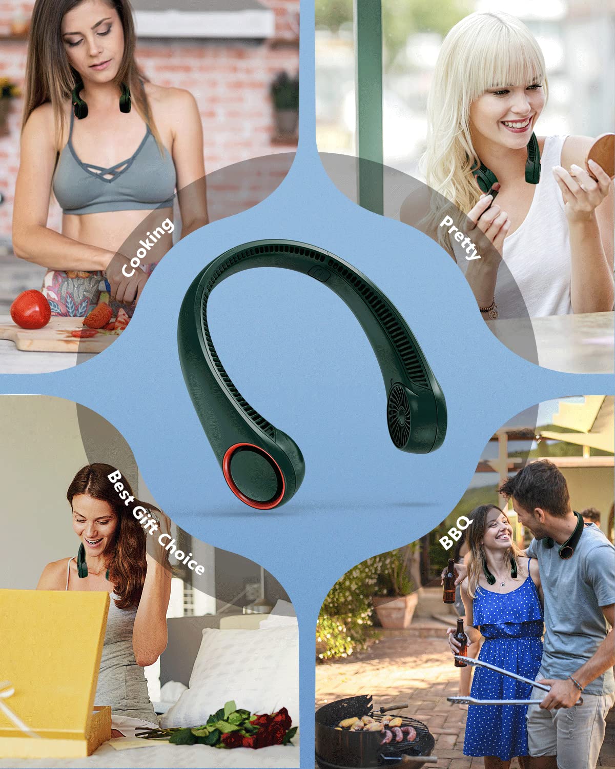 ☀️Mother's Day Sale 46% OFF🔥 - Summer Portable Neck Fan