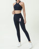 Women Lycra Sports Active wear Gym High Waist Leggings Sets S-L