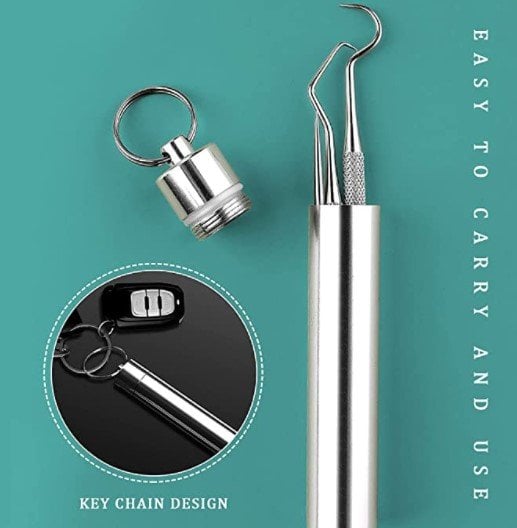 💥Mother's Day Sale 47% OFF - Stainless Steel Toothpick Set (7pcs/SET)