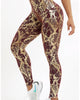High Waist Fitness Leggings Tight-Fitting Elastic Bronzing Anti Cellulite Snake Peach Buttocks Legging Sport Women YJ10075