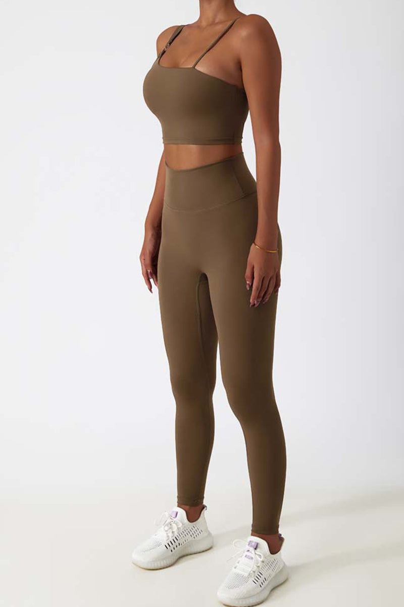 Maxpieny™ Buttery-soft Khaki Tulip Leggings